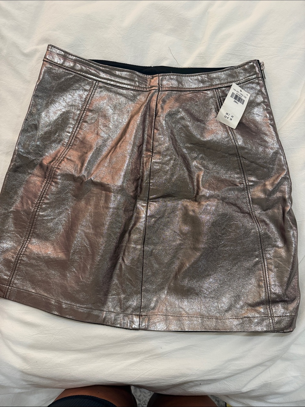 Abercrombie & Fitch Metallic Rose Mini Skirt
